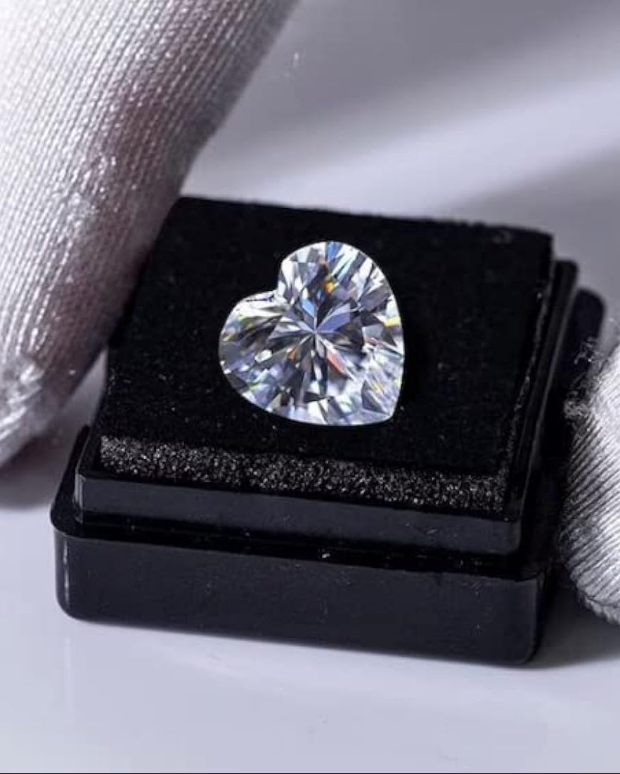 HeartSpark Crystal Stud Earrings