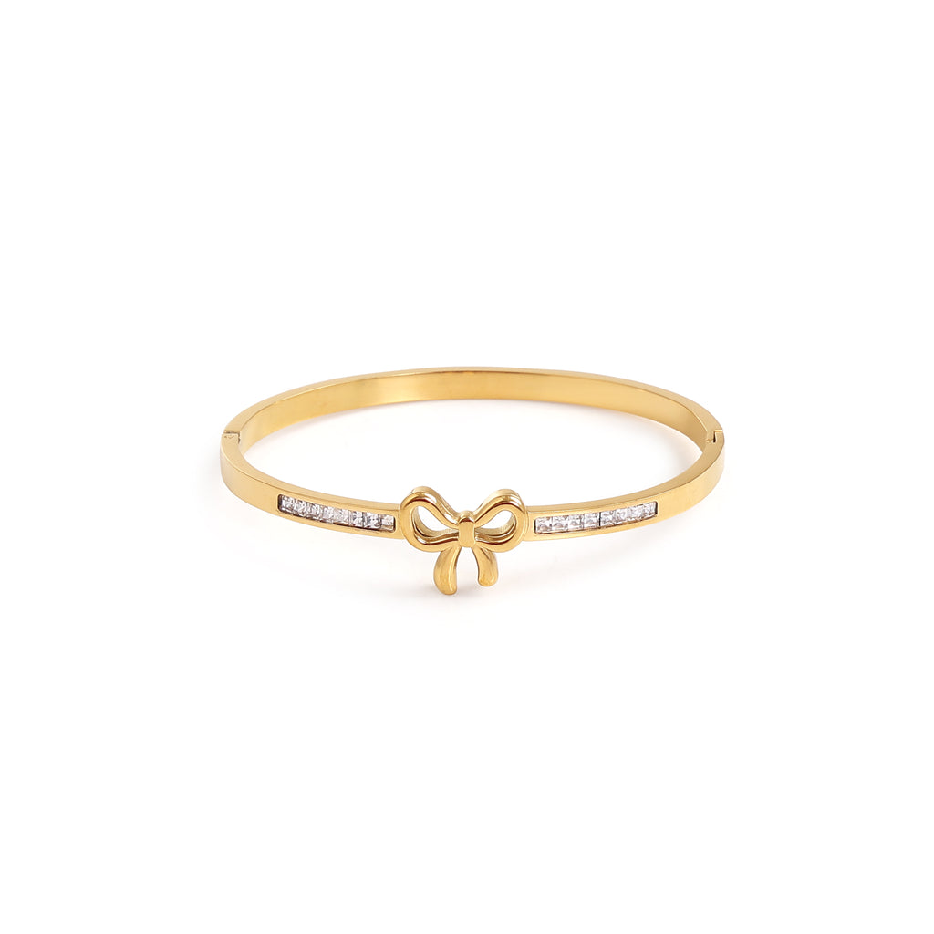 Golden Bow Elegance Bracelet