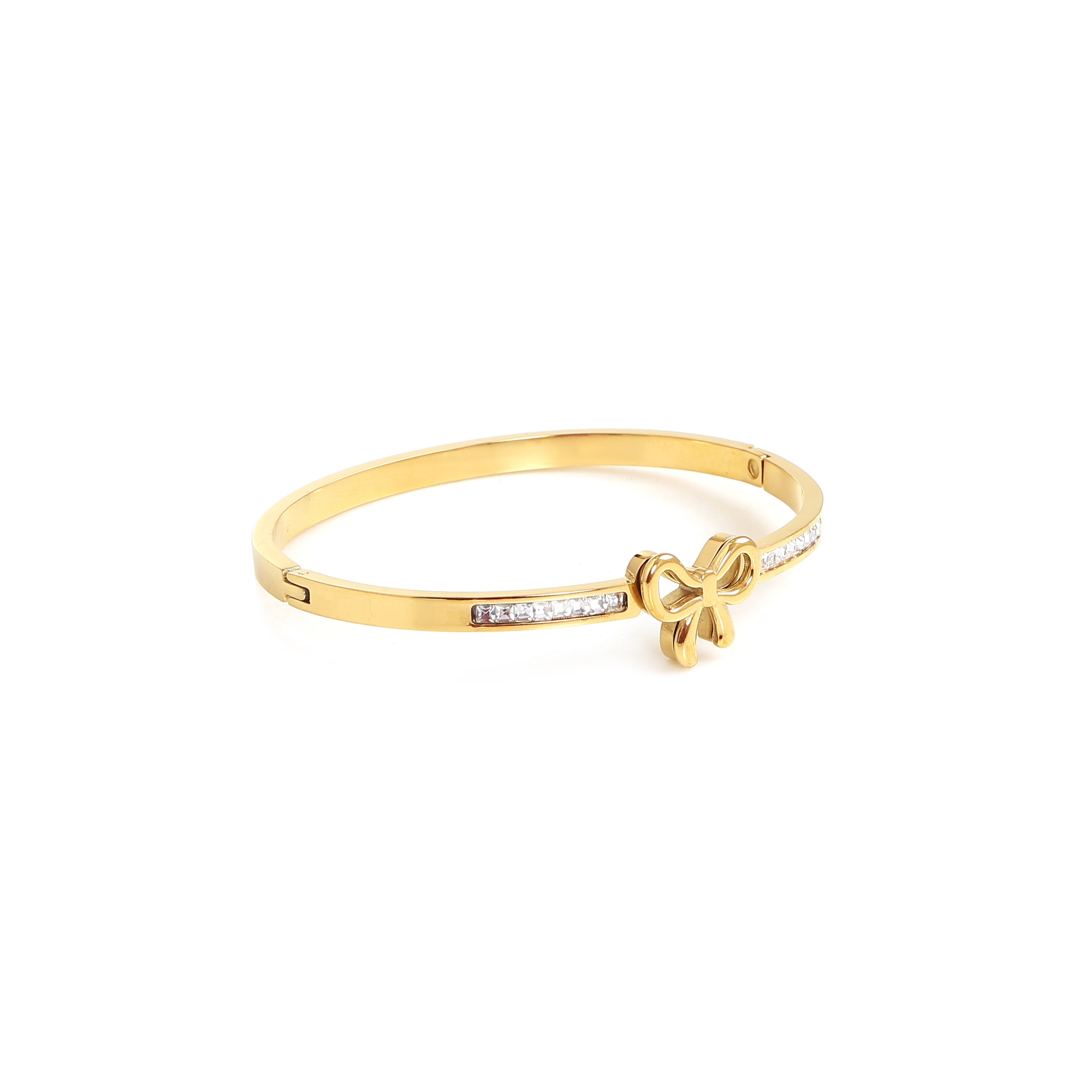 Golden Bow Elegance Bracelet