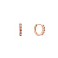 Aurora Multicolor Gemstone Hoop Earrings