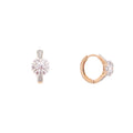 Blossom Sparkle Diamond Hoops