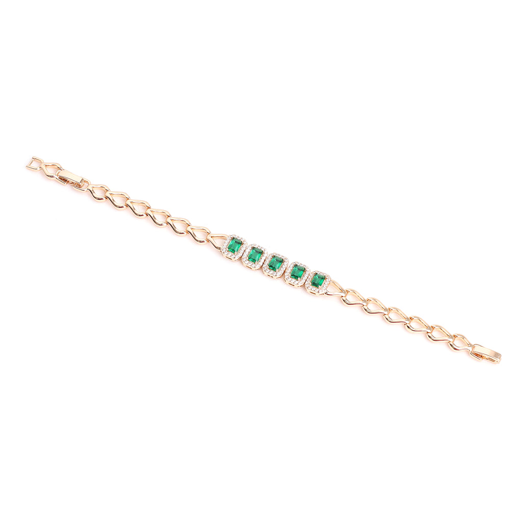 Emerald Grace Gold Bracelet