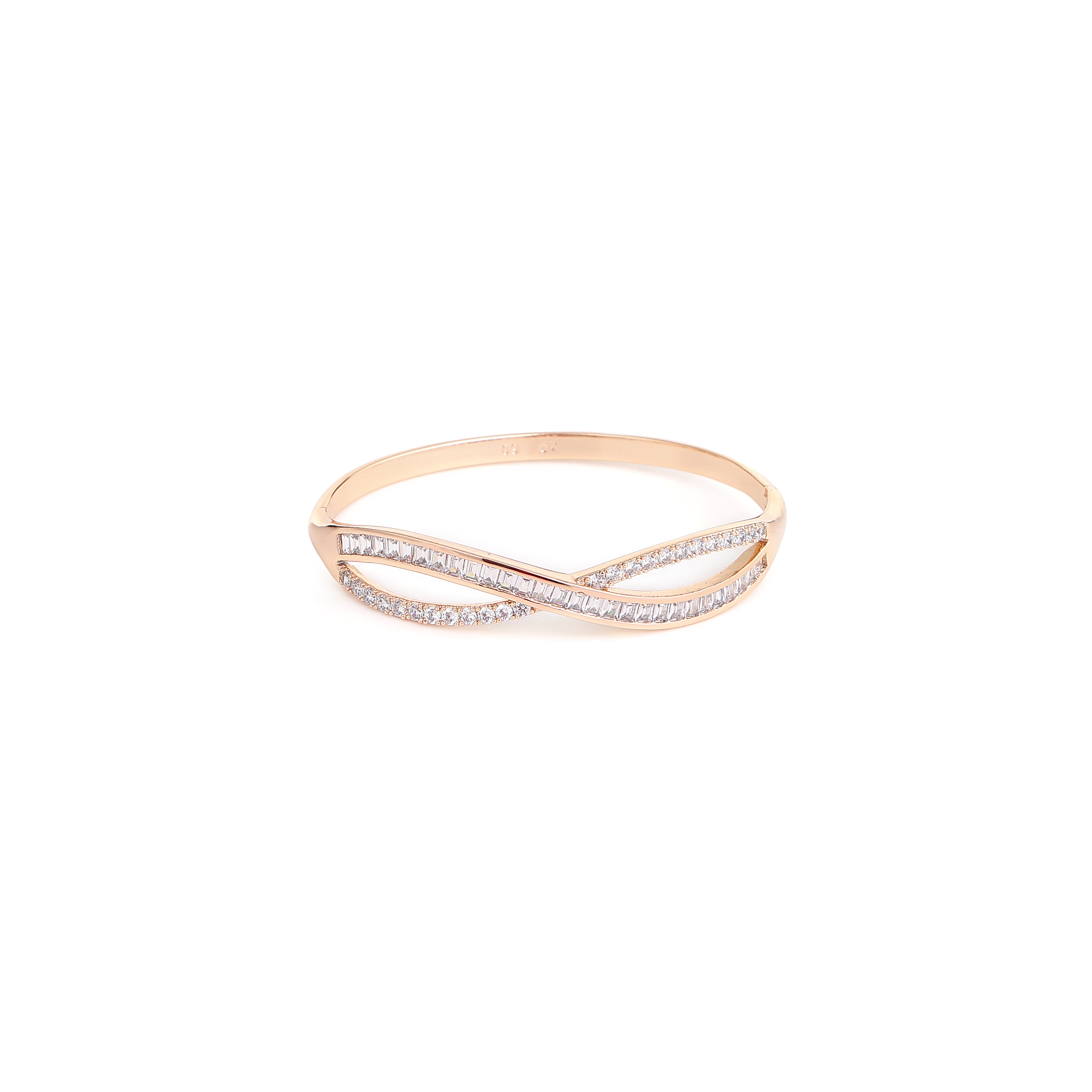 Infinity Spark Rose Gold Bracelet