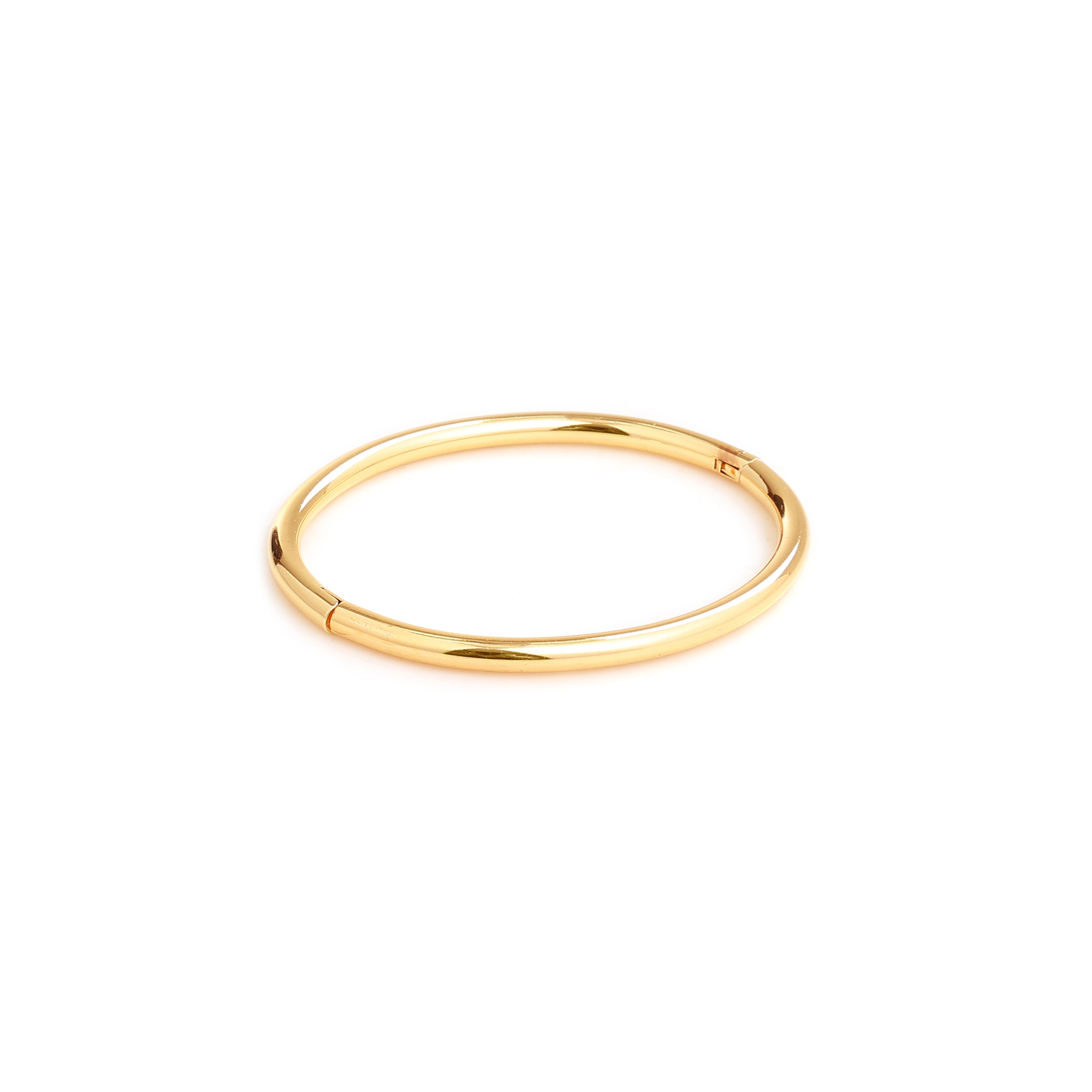 Classic Gold Tone Minimal Bangle