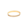 Golden Greek Key Crystal Bangle