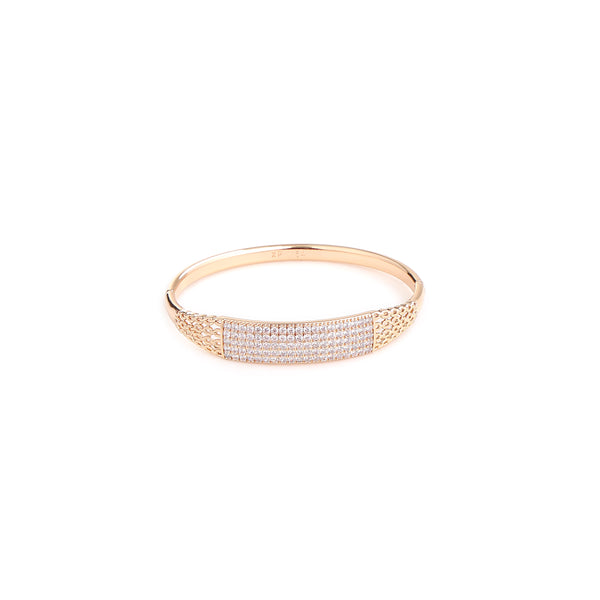 Rose Gold Pave Elegance Bracelet