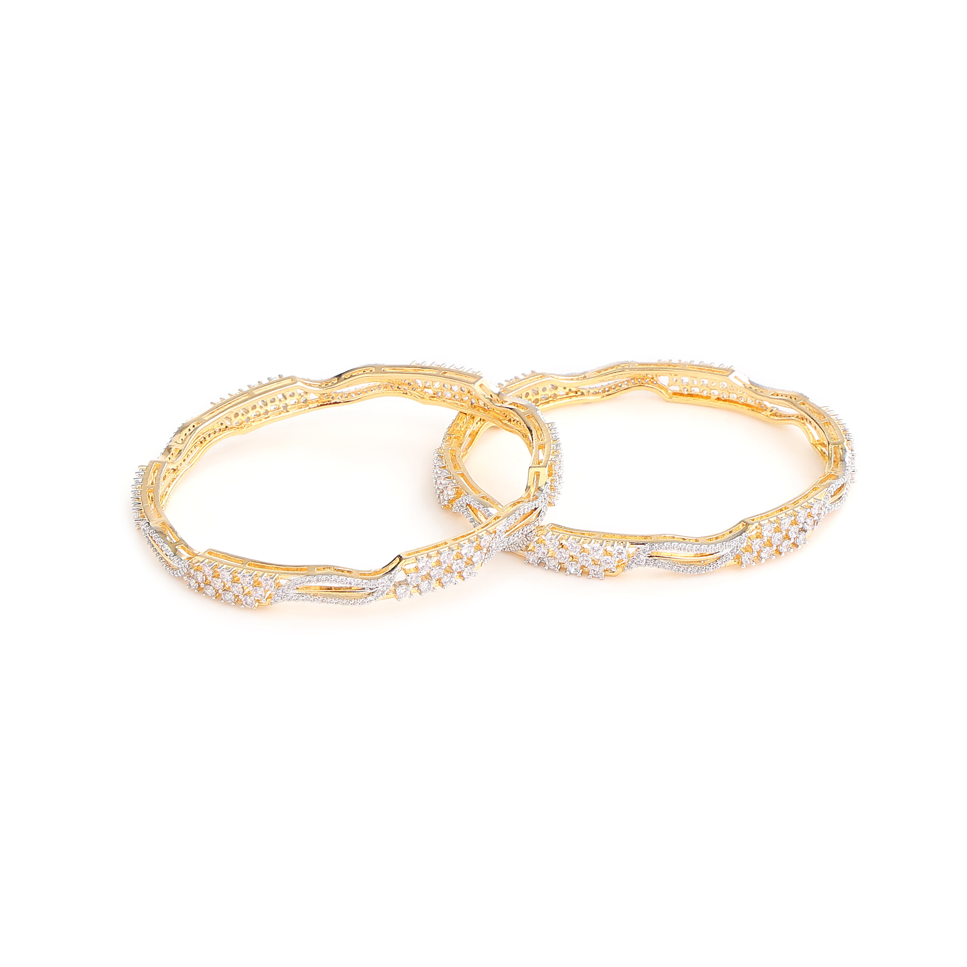 Radiant Harmony Diamond Bangles
