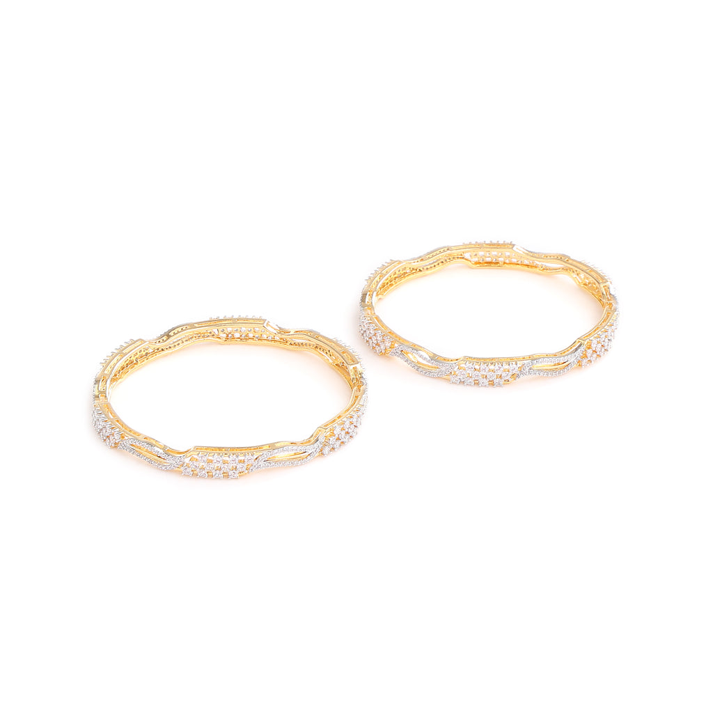Radiant Harmony Diamond Bangles
