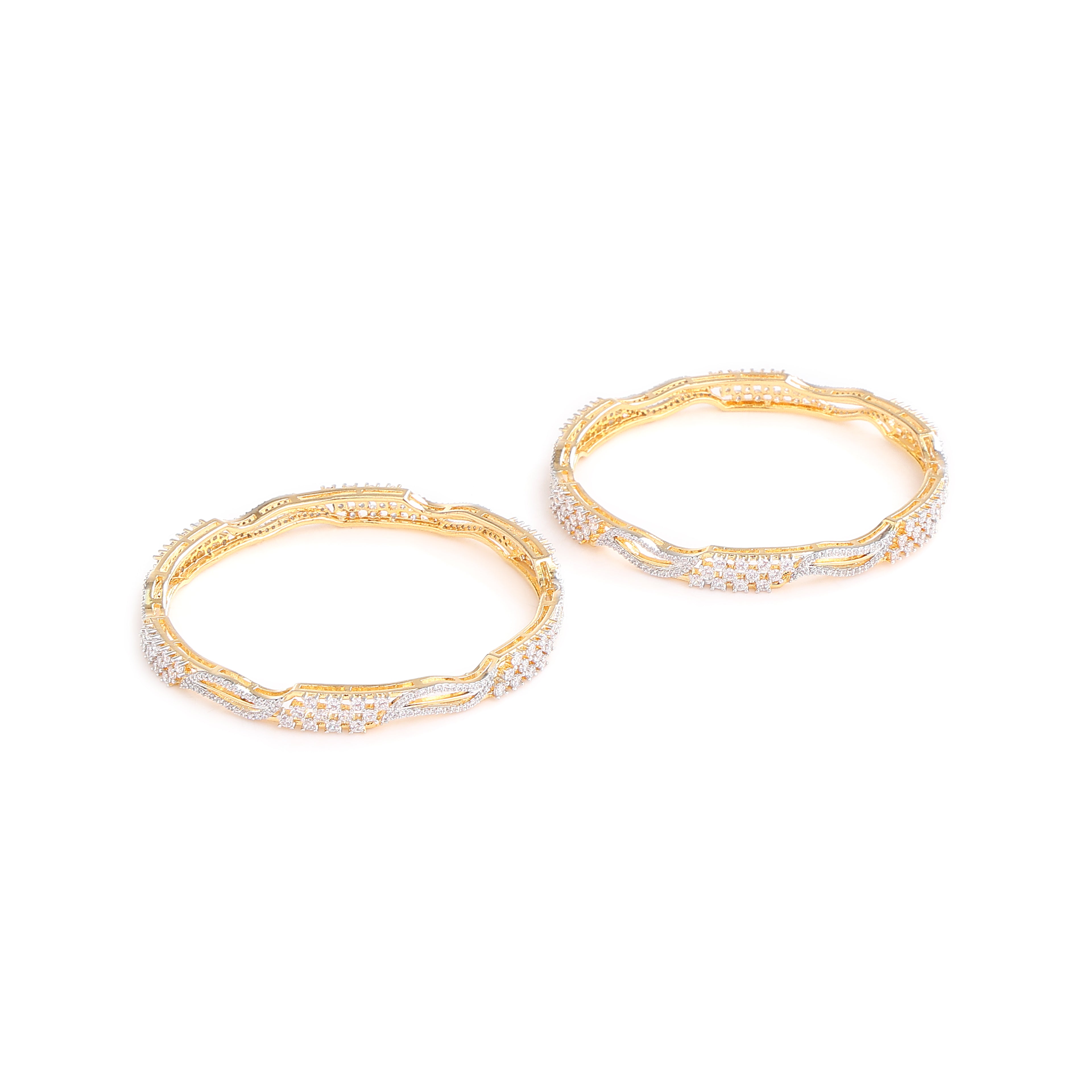 Radiant Harmony Diamond Bangles