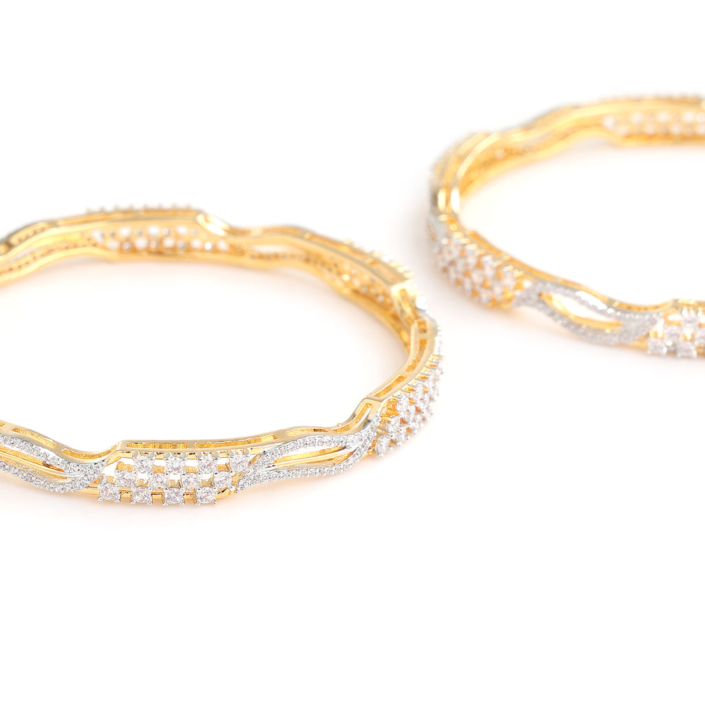 Radiant Harmony Diamond Bangles