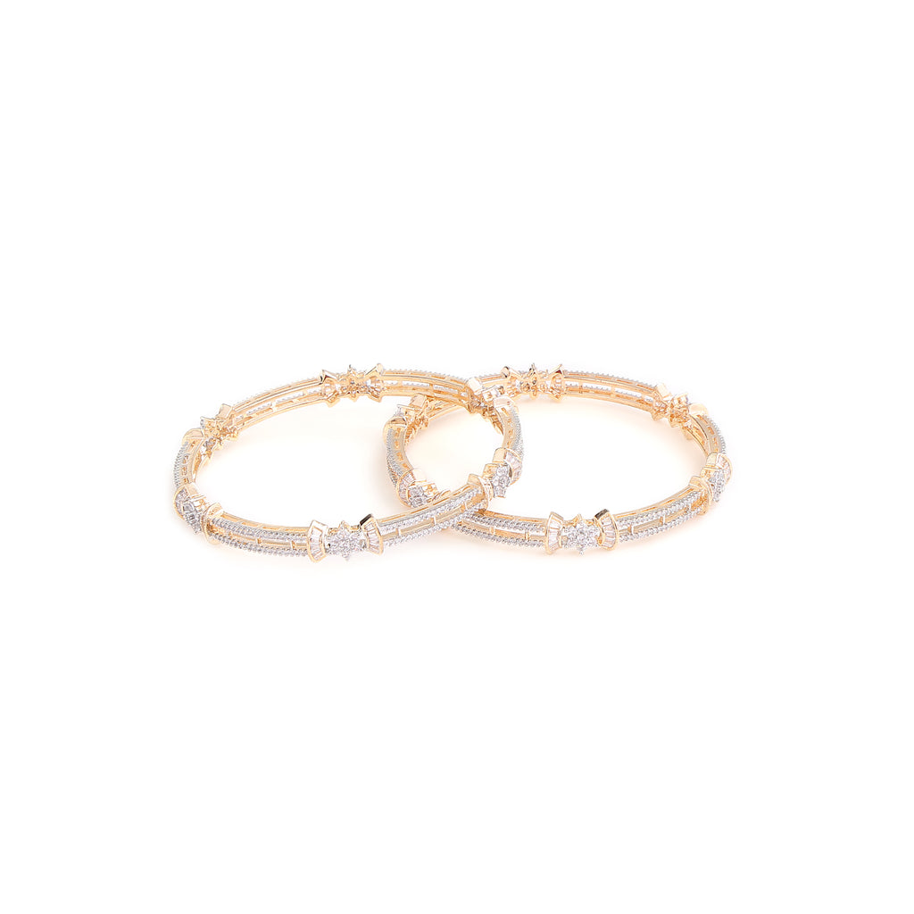 Celestial Spark Diamond Bangles