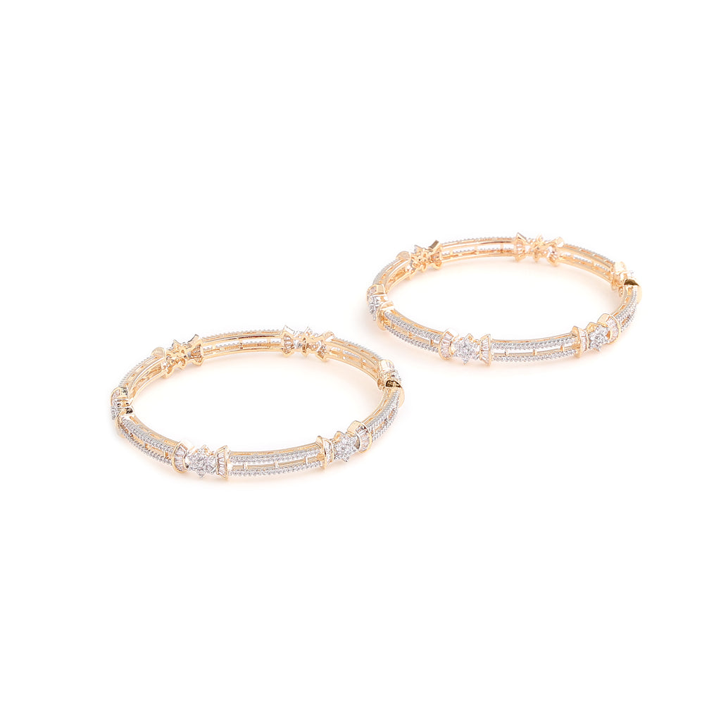 Celestial Spark Diamond Bangles