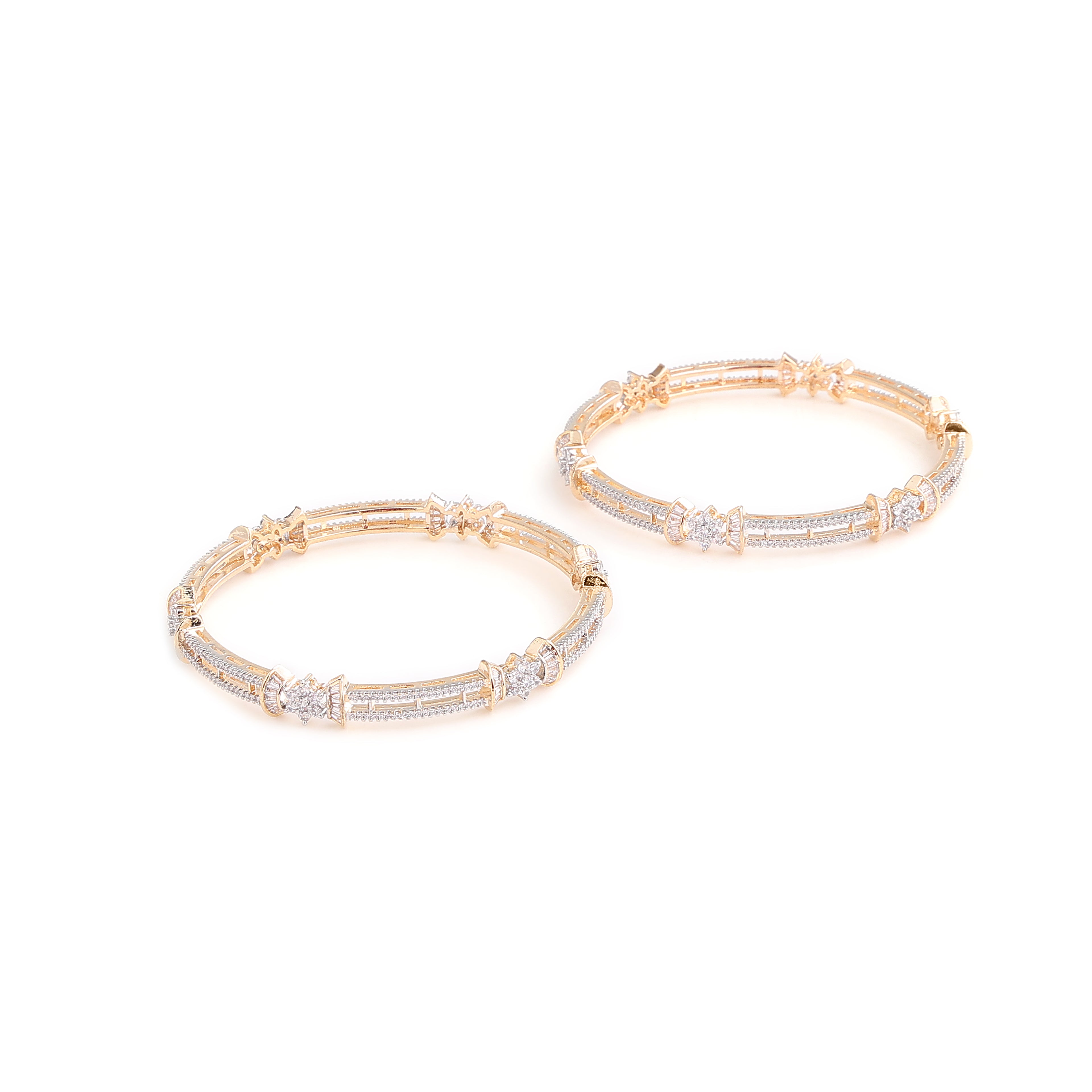 Celestial Spark Diamond Bangles