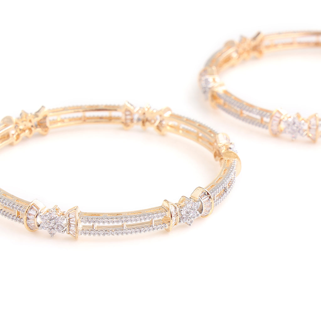 Celestial Spark Diamond Bangles