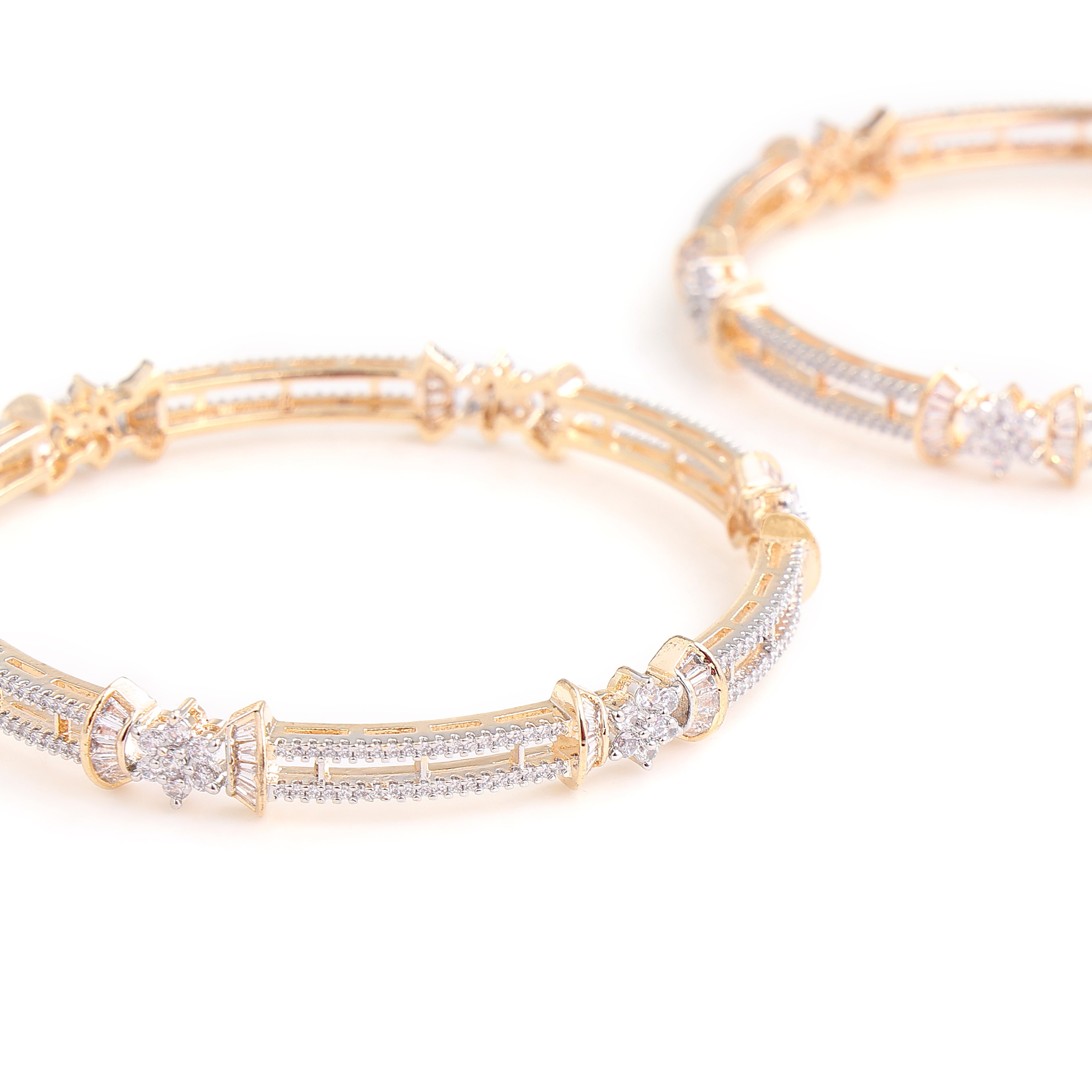Celestial Spark Diamond Bangles
