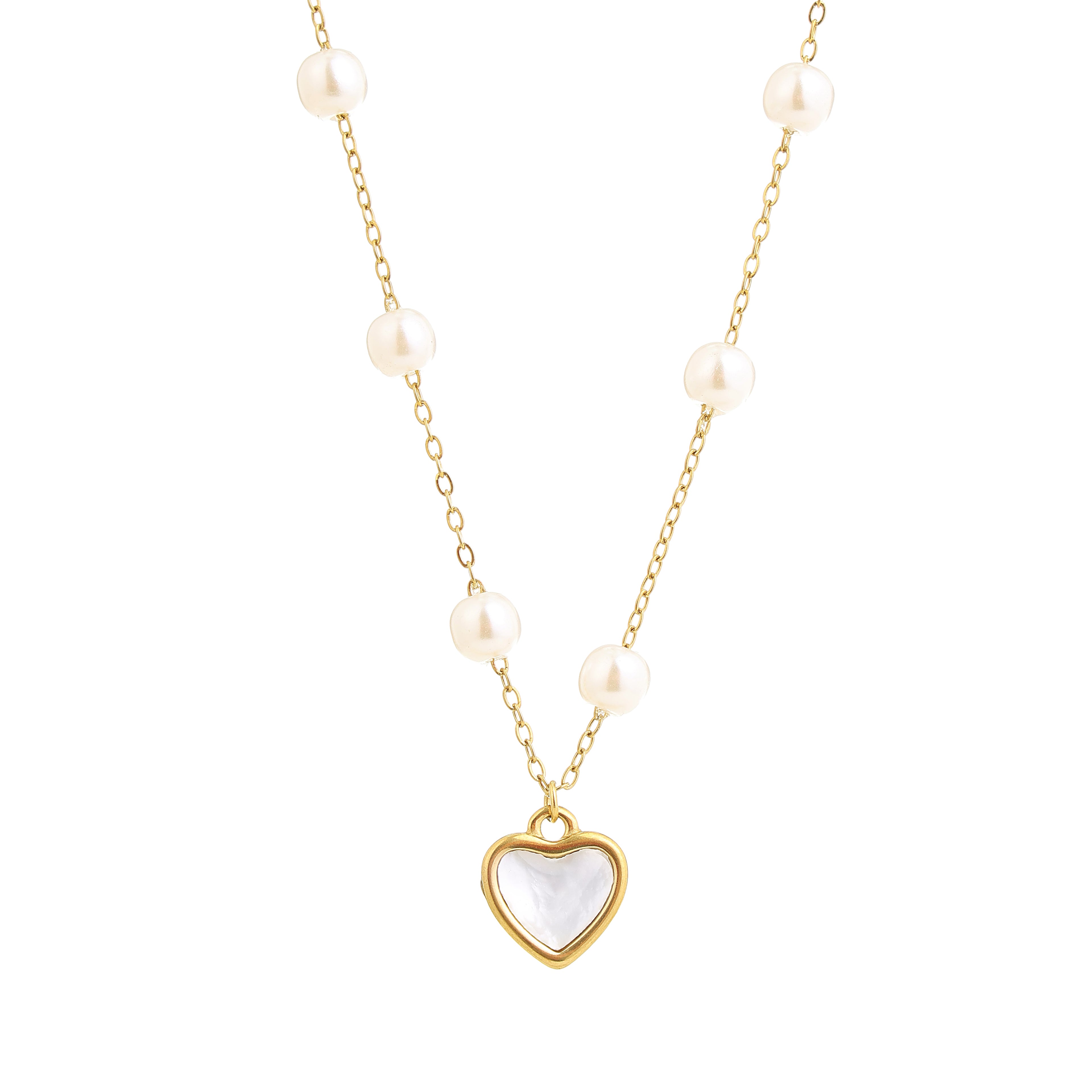 Amour Pearl Heart Pendant