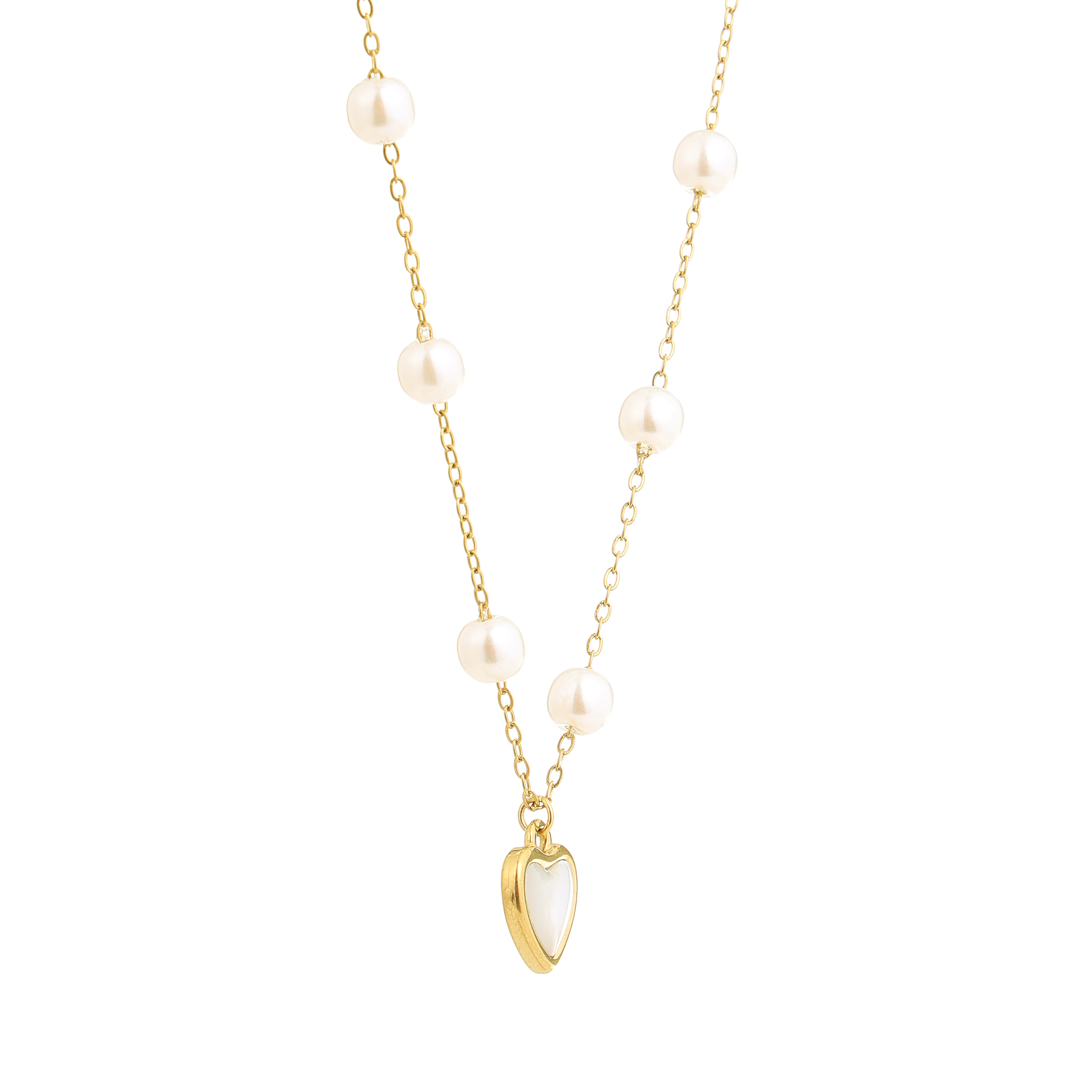 Amour Pearl Heart Pendant