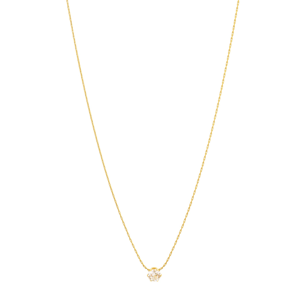 Eternal Whisper Solitaire Pendant