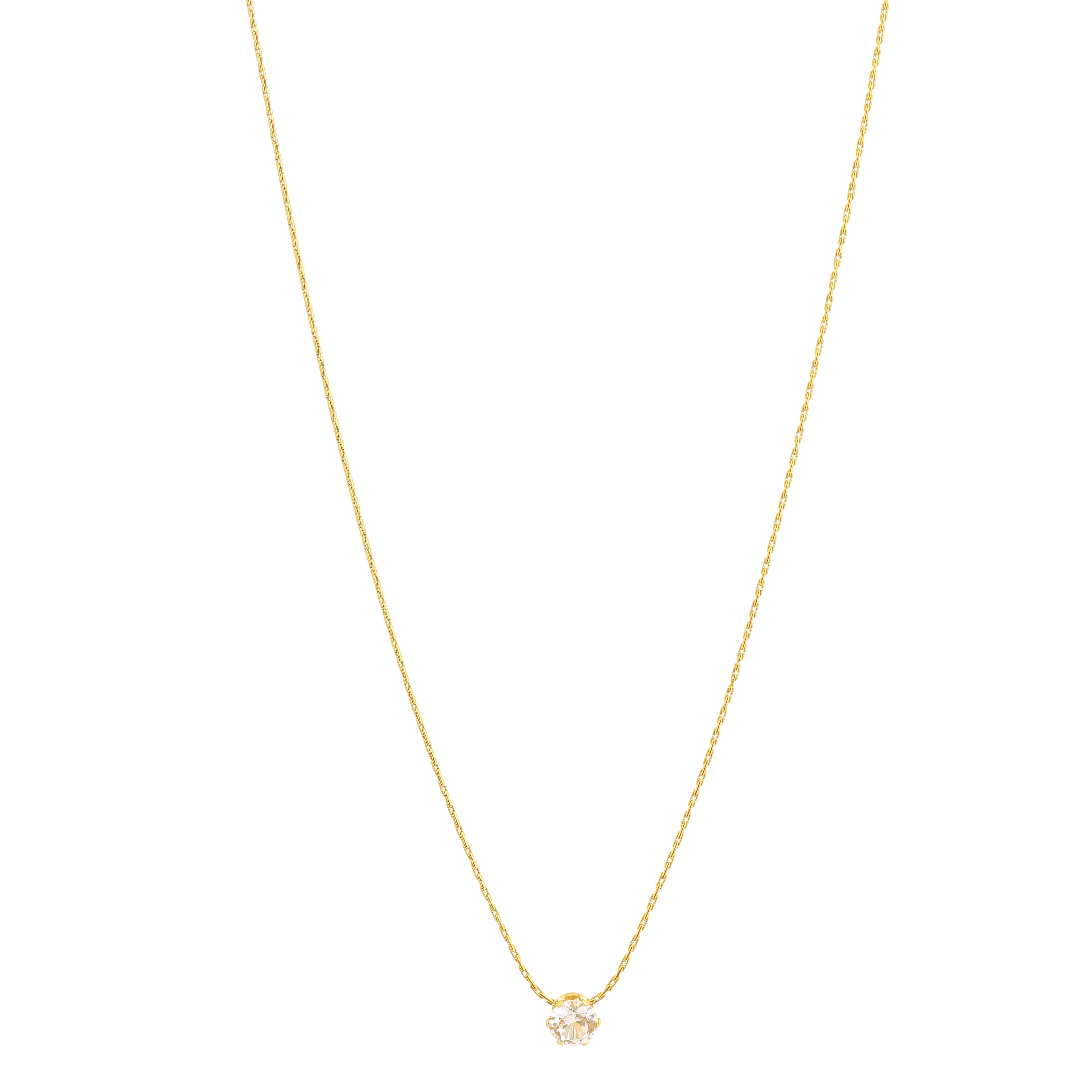 Eternal Whisper Solitaire Pendant