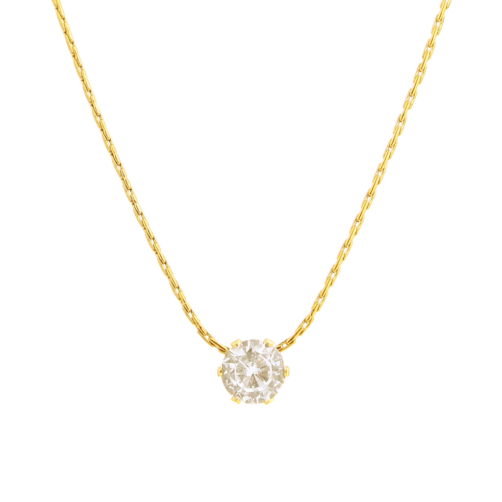 Eternal Whisper Solitaire Pendant