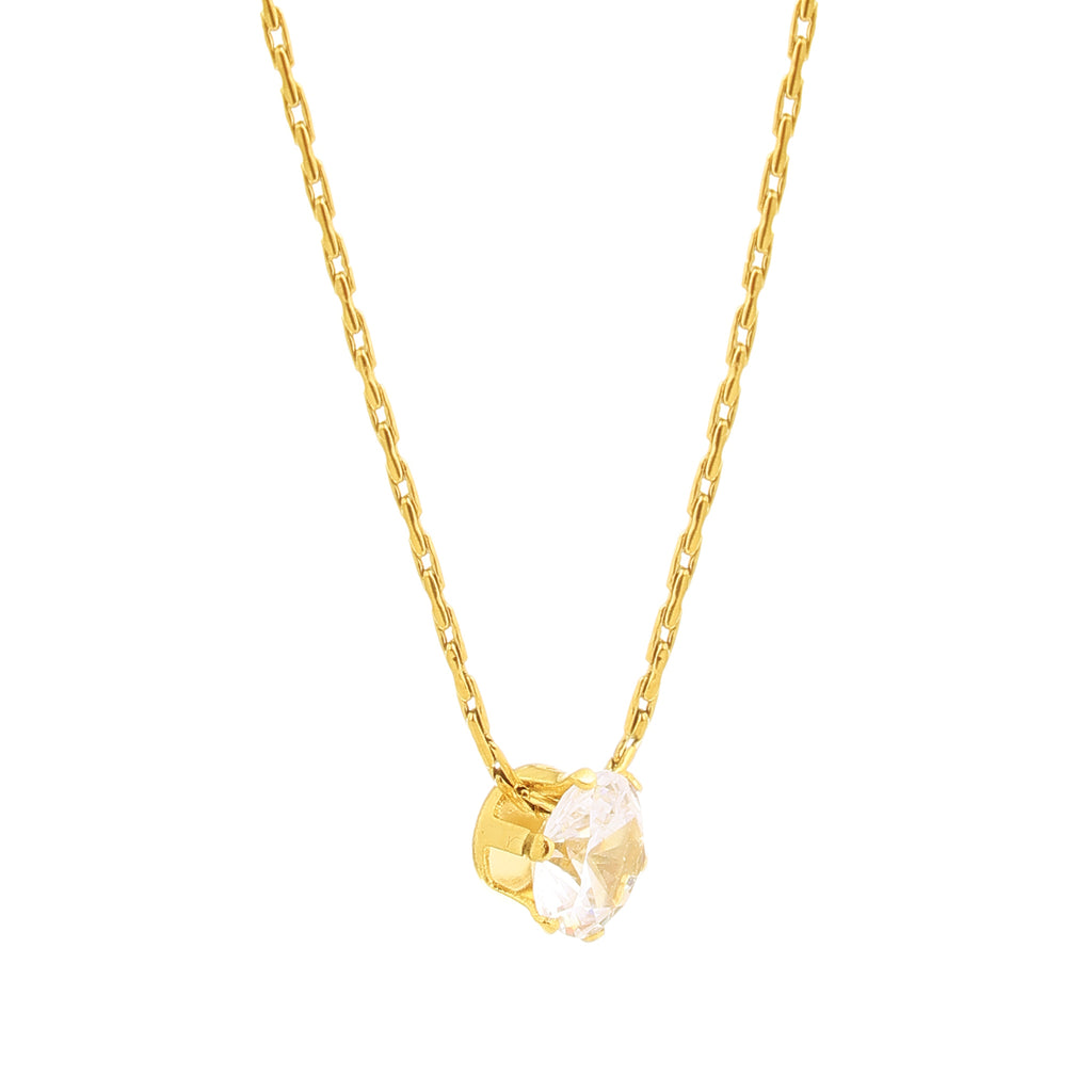 Eternal Whisper Solitaire Pendant