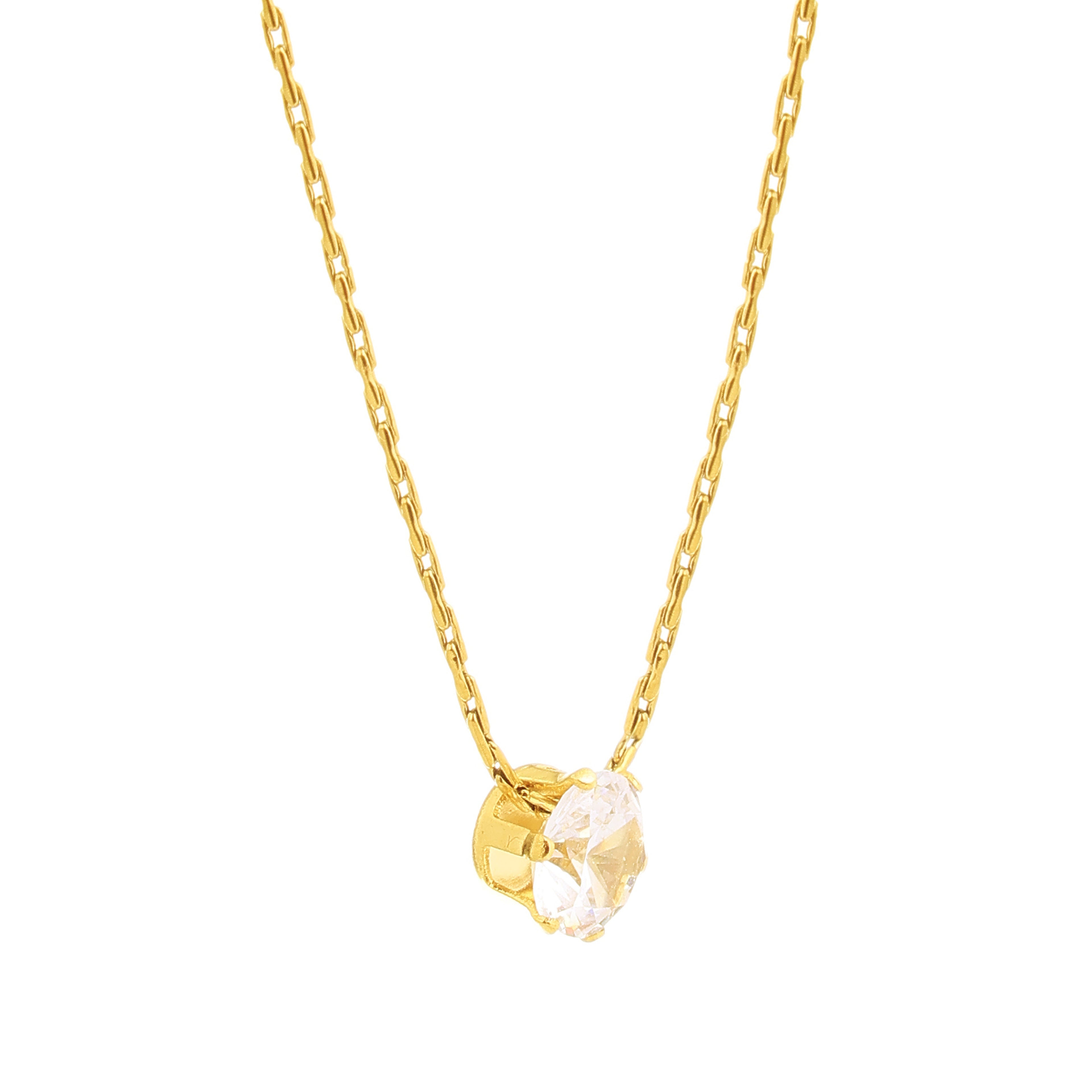 Eternal Whisper Solitaire Pendant