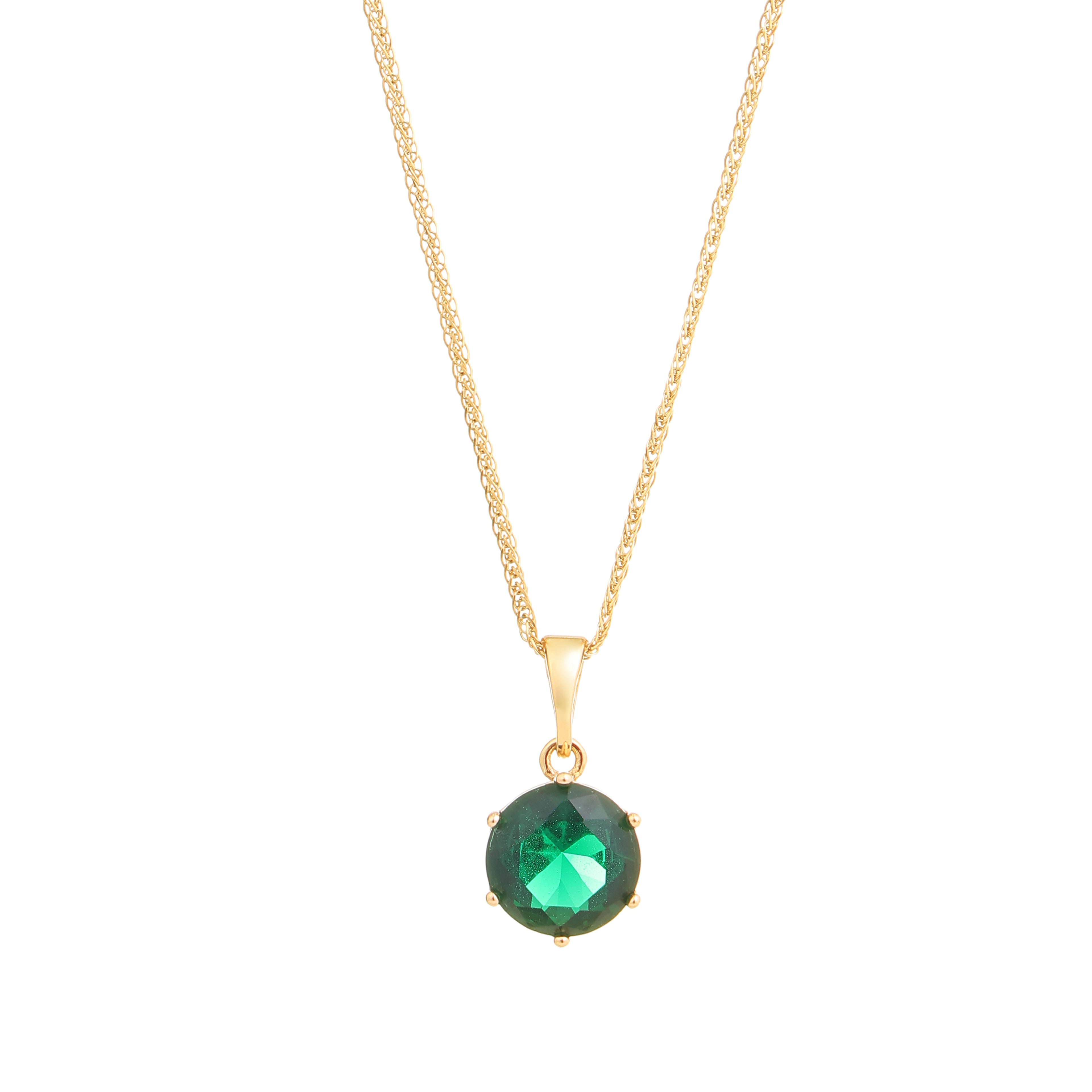 Emerald Noor Pendant Set