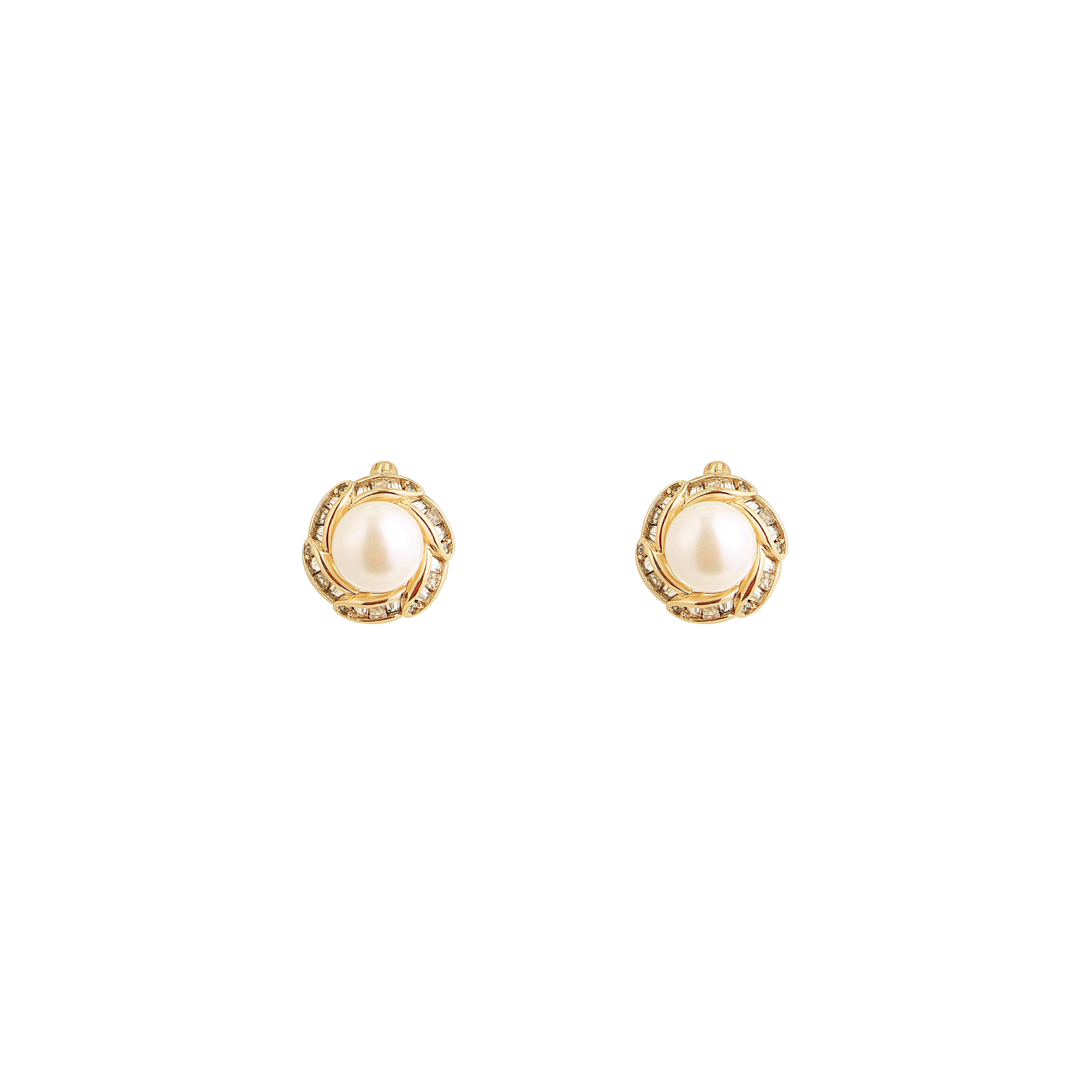 Ivory Embrace Pearl Studs