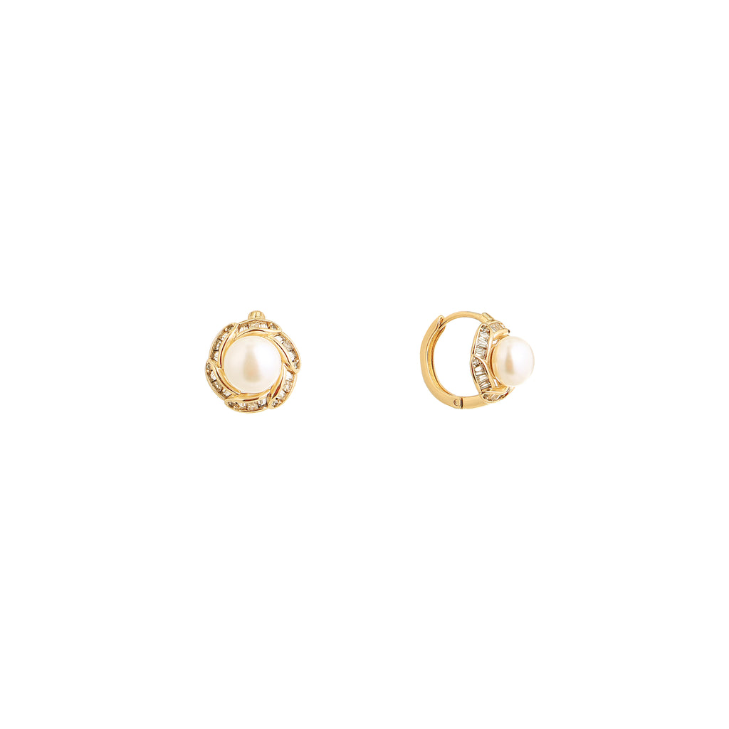 Ivory Embrace Pearl Studs