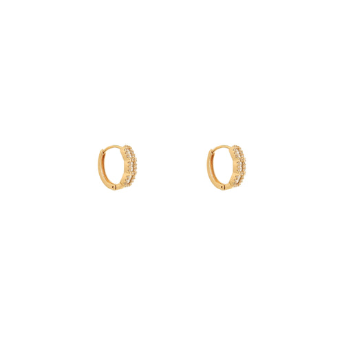 Aurora Baguette Diamond Hoops