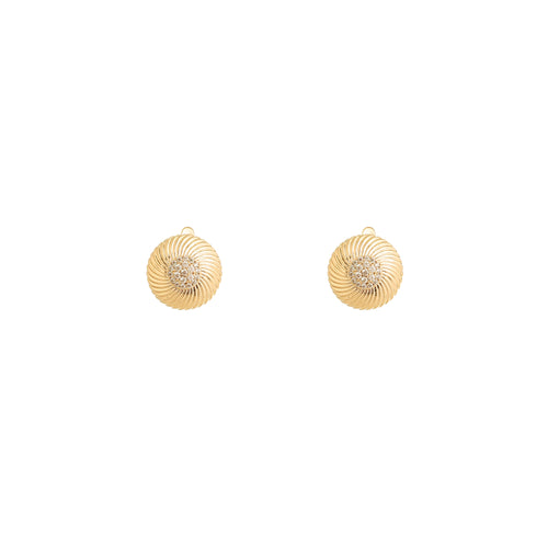 Aurora Swirl Diamond Studs