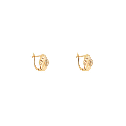 Aurora Swirl Diamond Studs