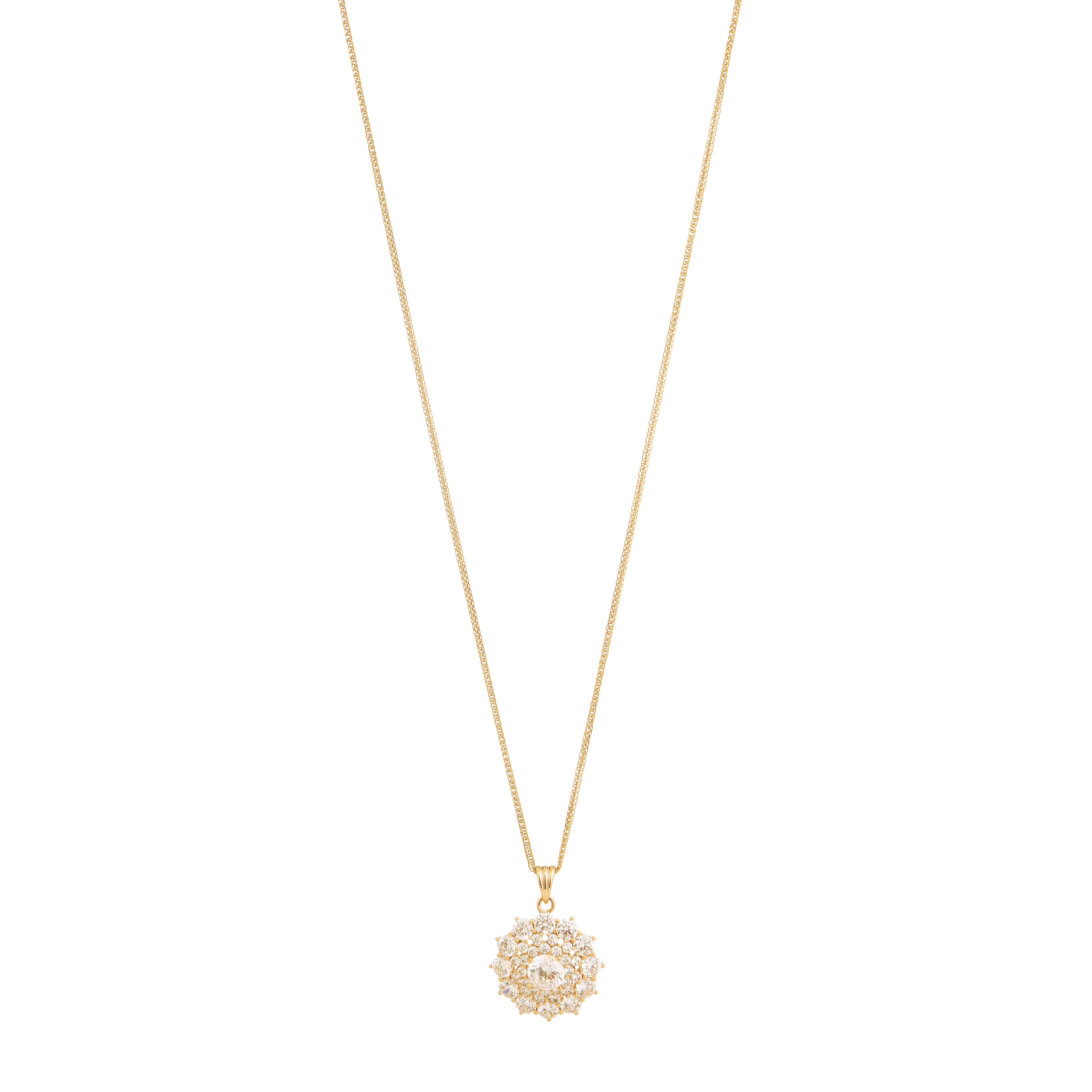 Celestia Solitaire Pendant Necklace