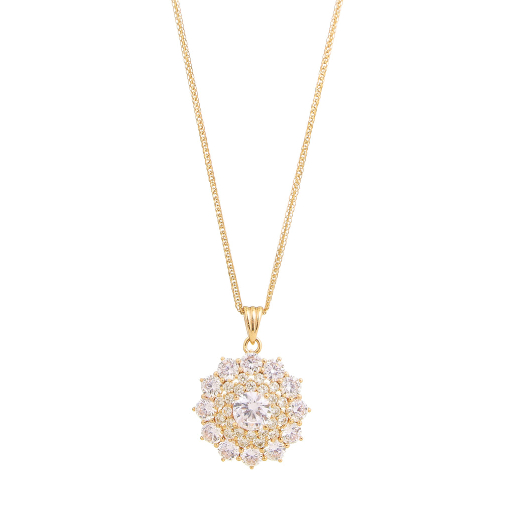 Celestia Solitaire Pendant Necklace