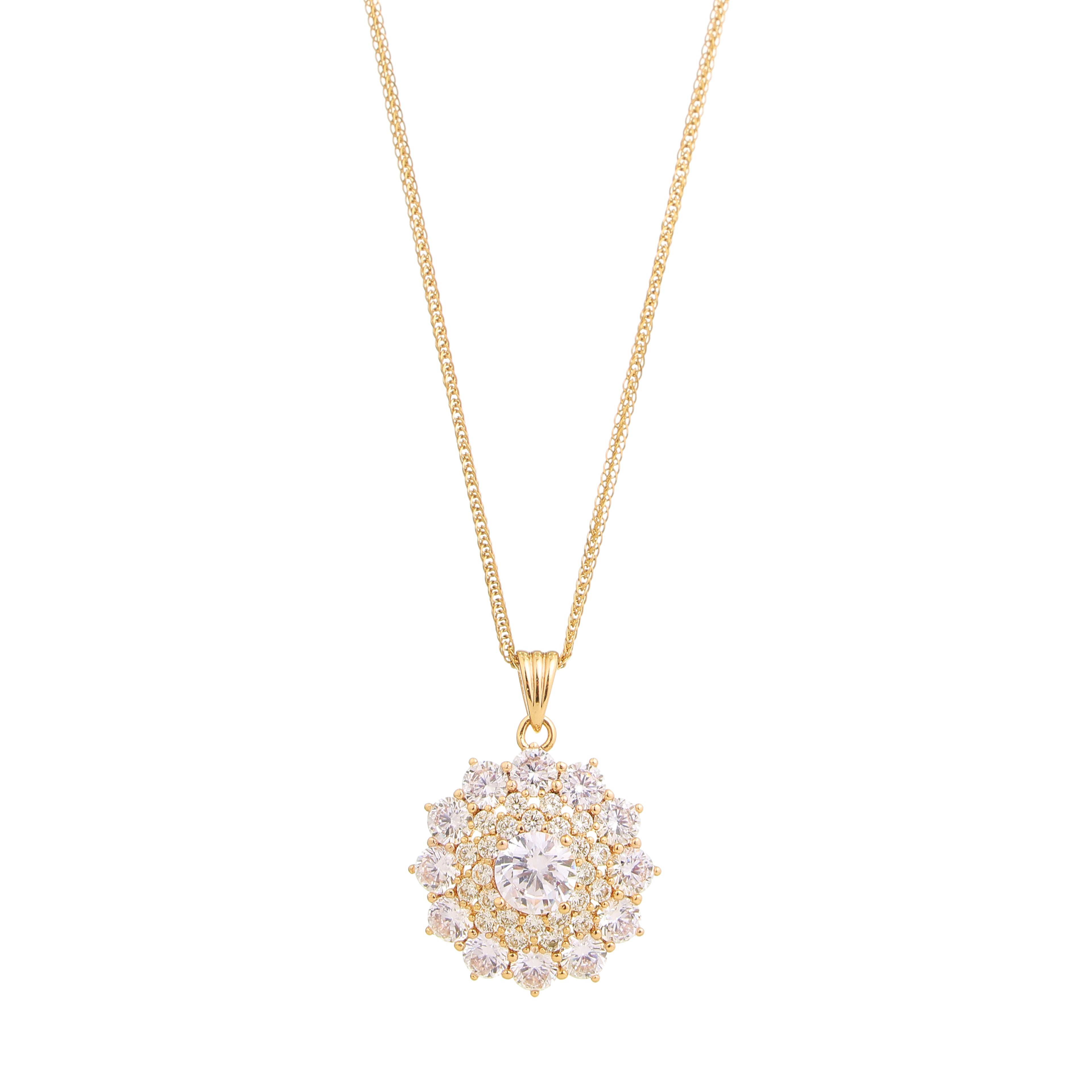 Celestia Solitaire Pendant Necklace