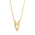Amoura Crystal Heart Pendant Necklace