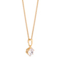 Celeste Solitaire Drop Pendant