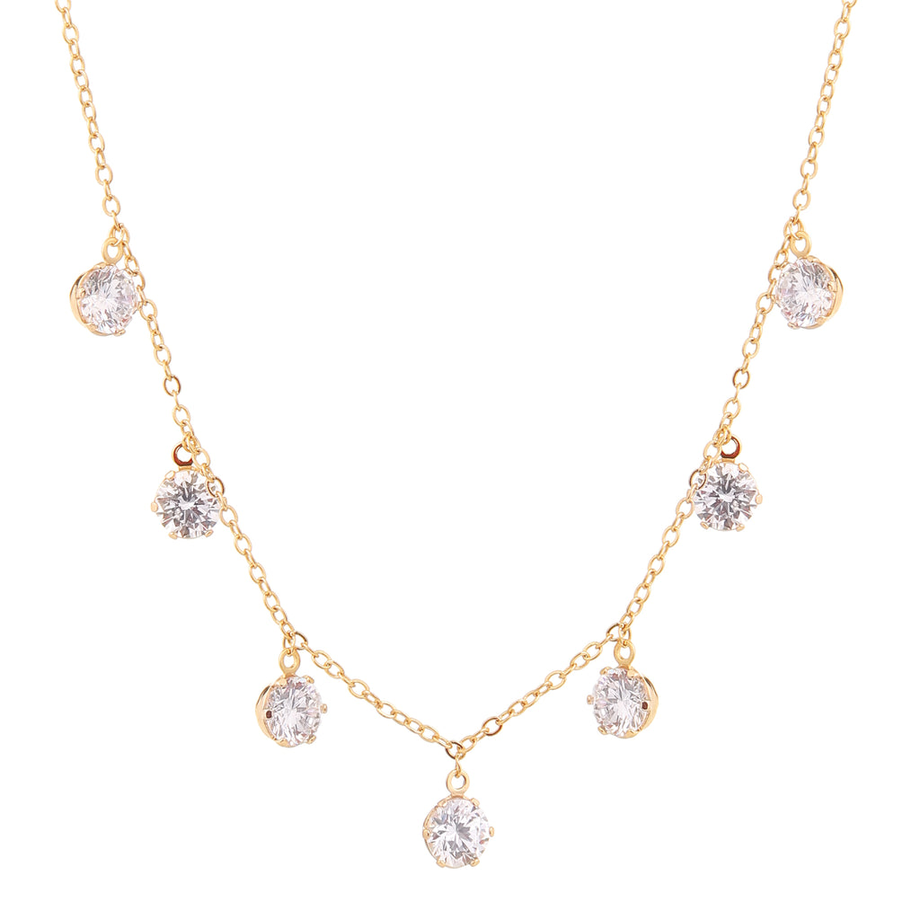 Celeste Drop Diamond Necklace