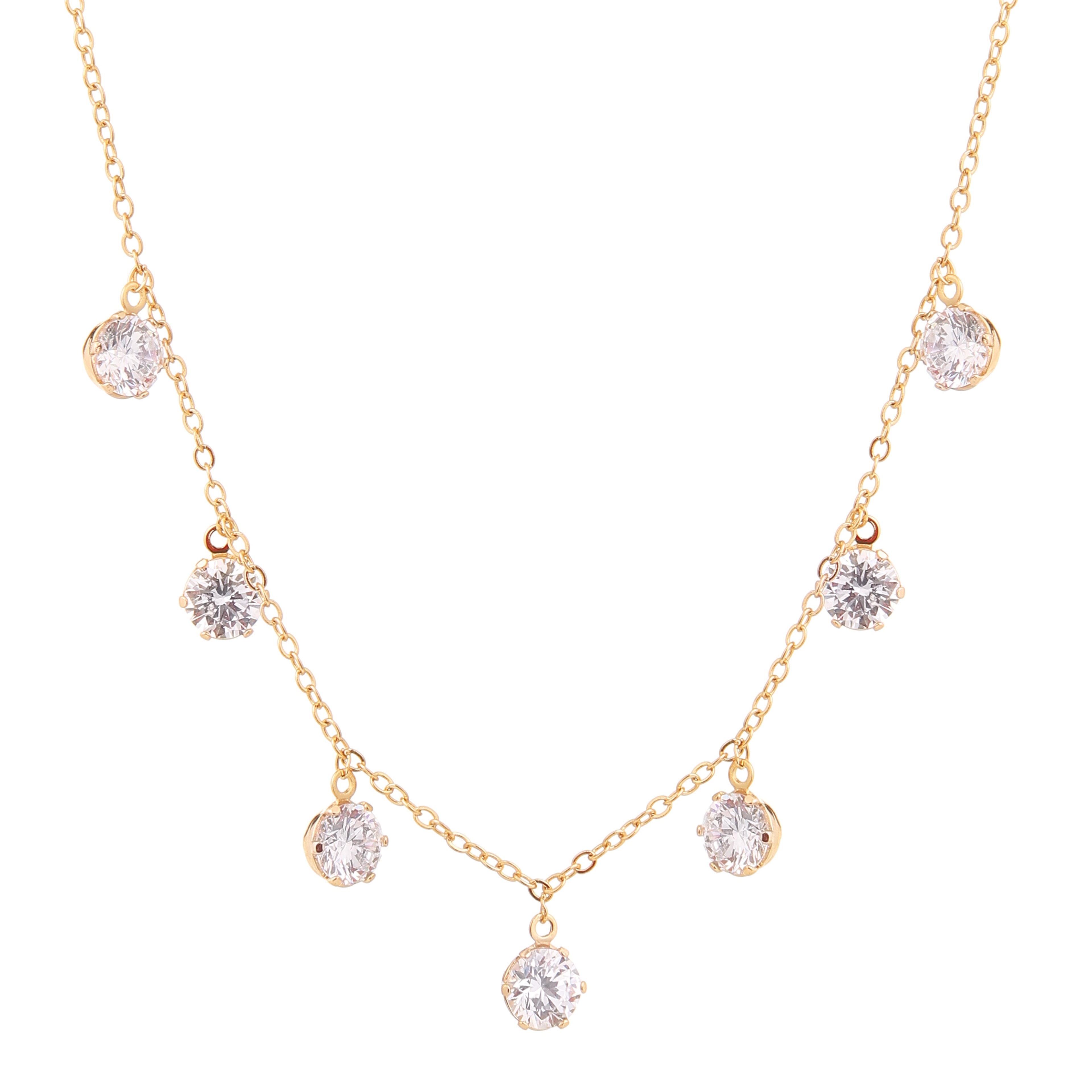 Celeste Drop Diamond Necklace