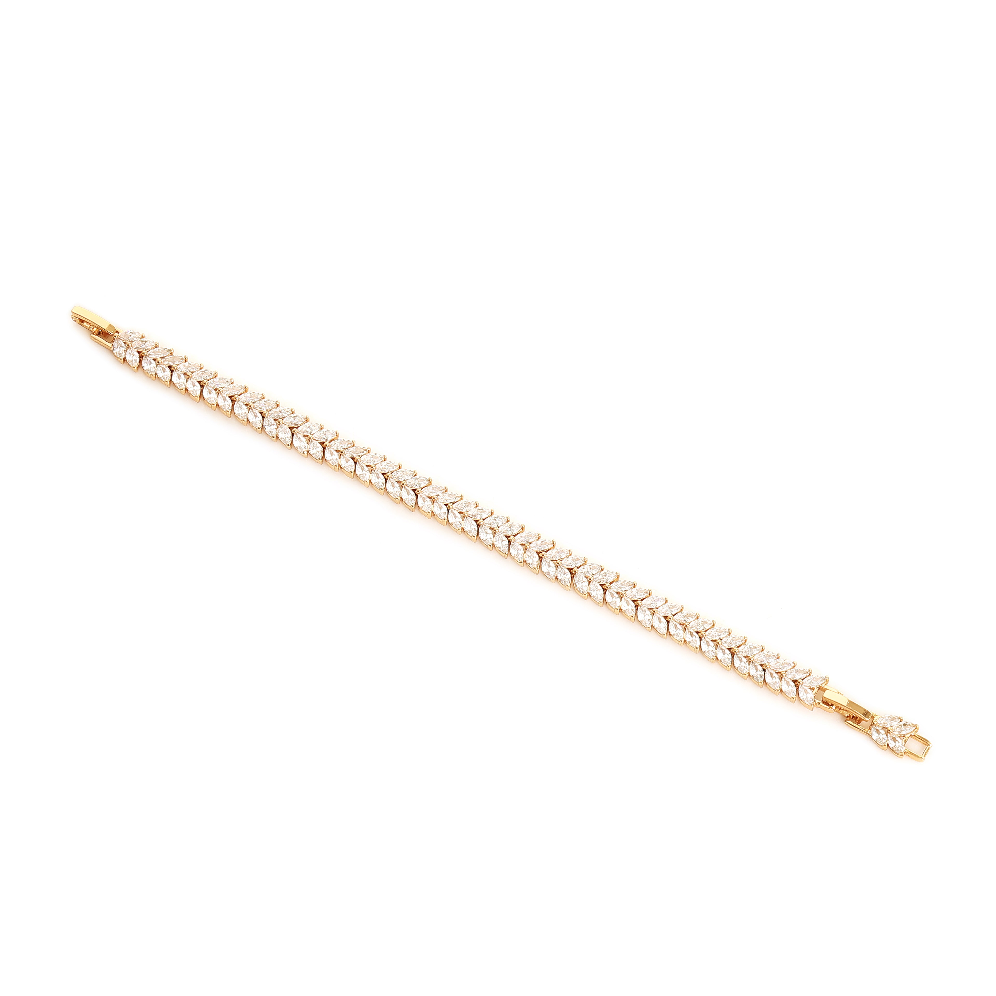 Inny Celeste Leaf CZ Bracelet