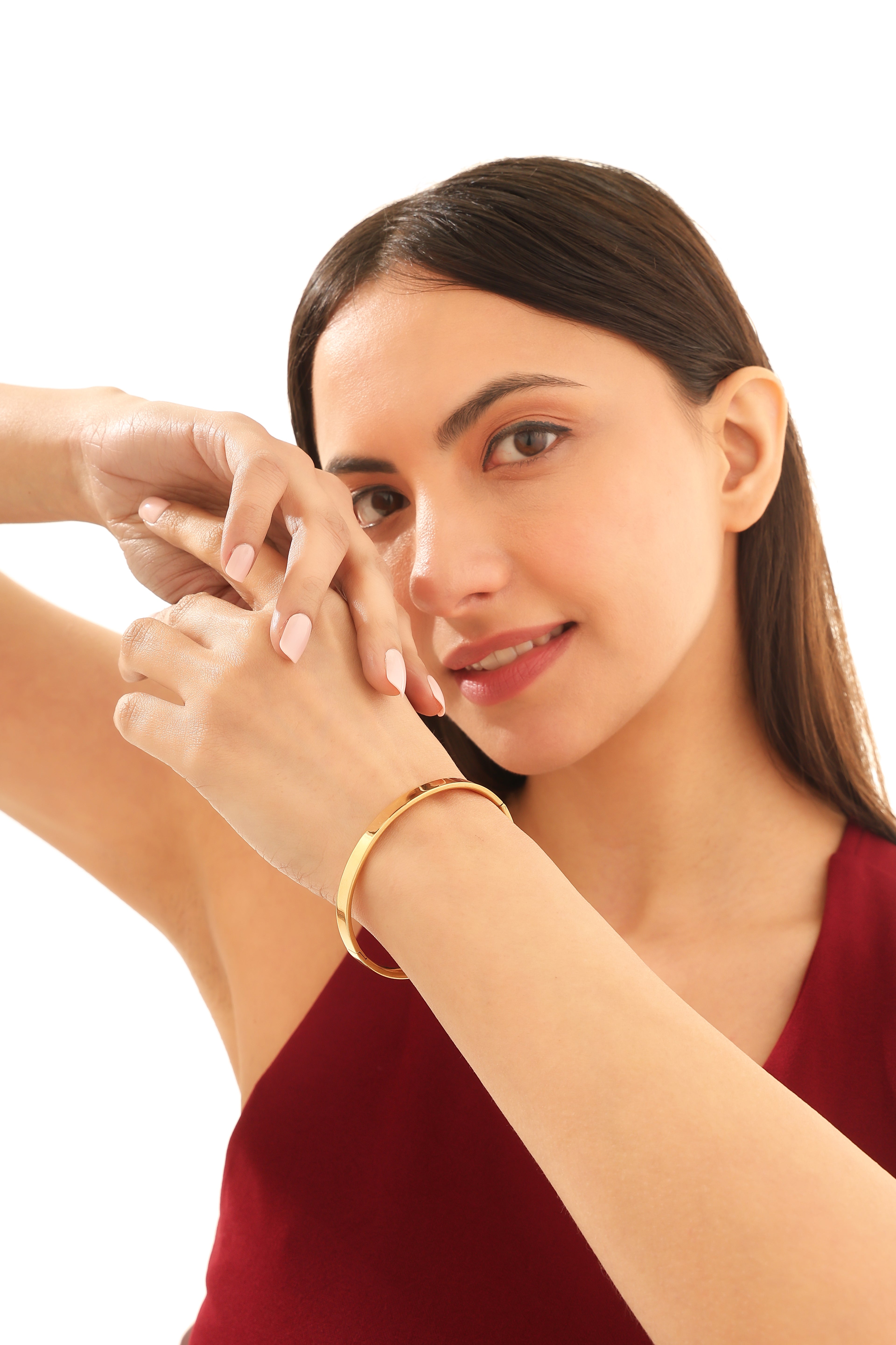 Luna Sleek Gold Bracelet