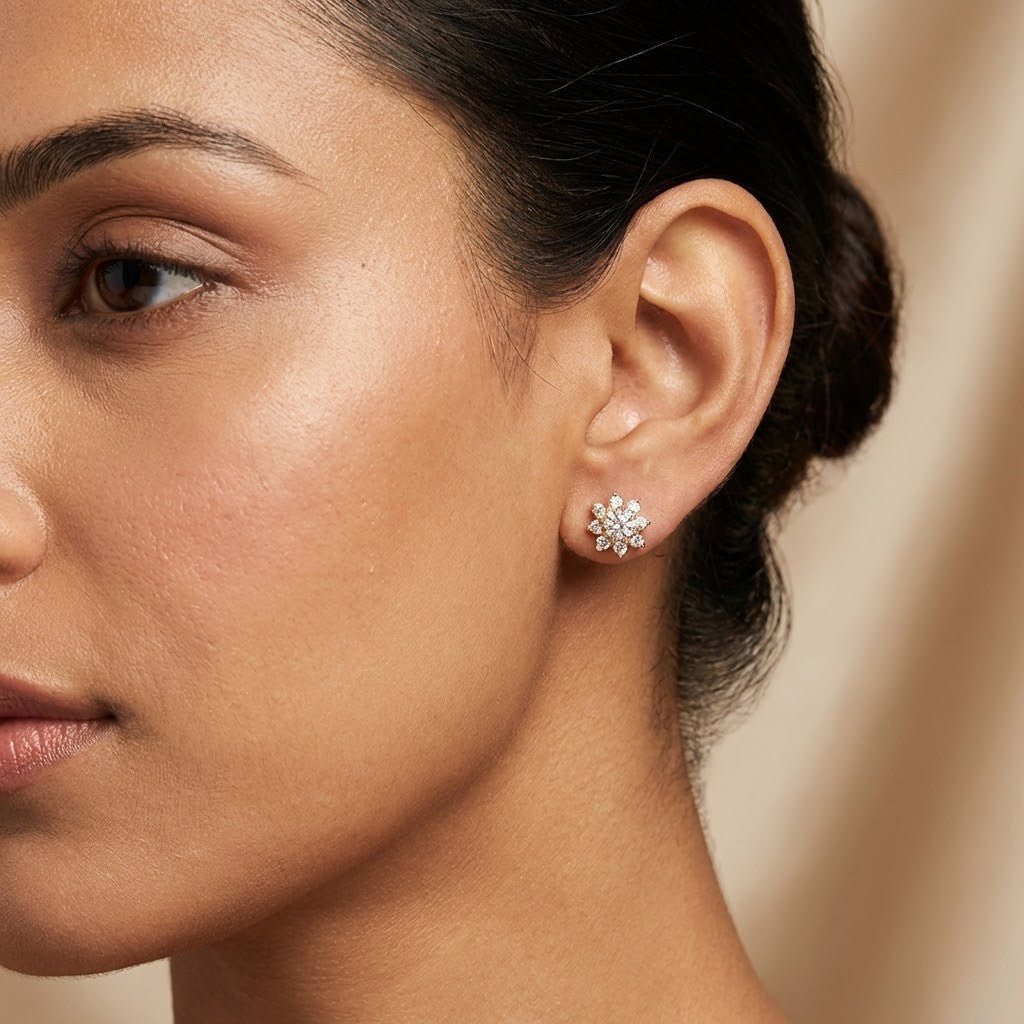 Aurora Bloom Diamond Studs