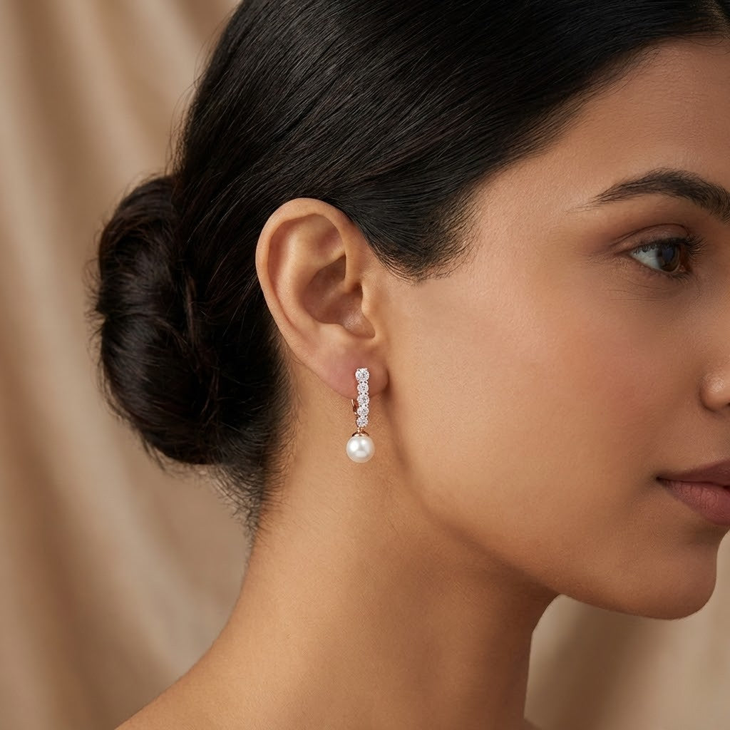 Aurora Pearl Drop Earrings